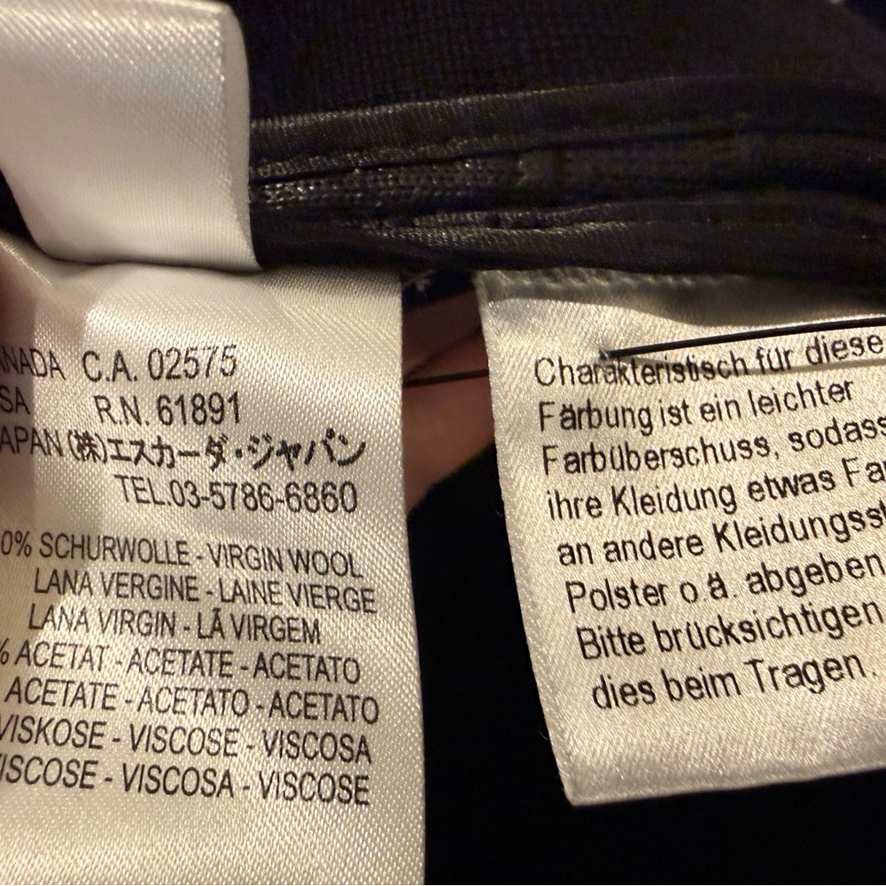 Escada Black wool Jacket - Picture 6 of 10